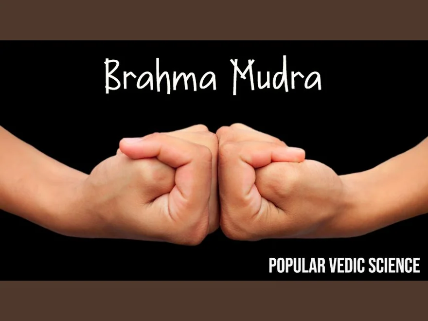 Brahma Gesture (Brahma Mudra) — photograph