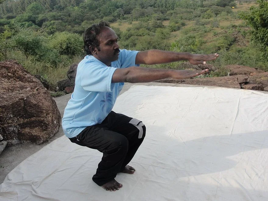 Chair Pose (Utkatasana) — photograph