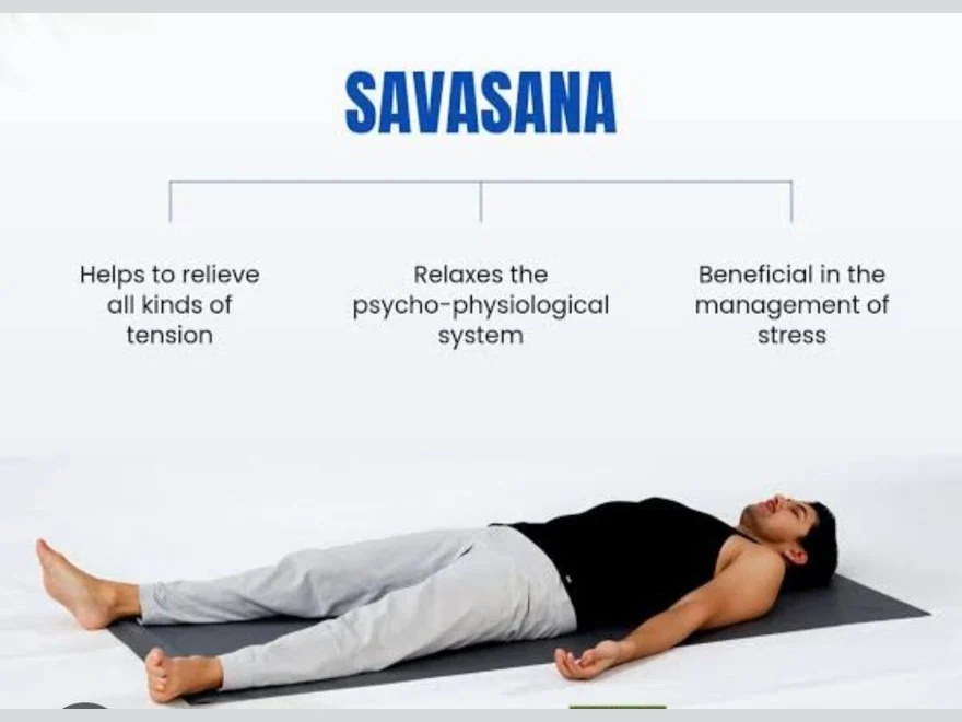 Corpse Pose (Shavasana) — photograph
