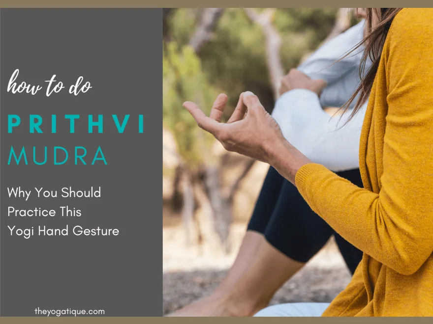 Earth-Power Gesture (Prithvi-Shakti Mudra) — photograph