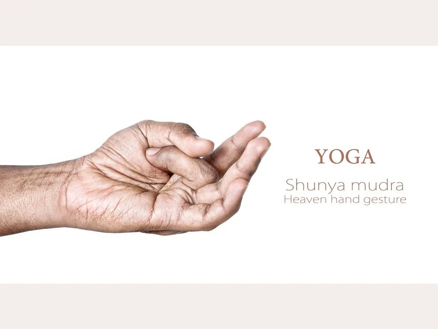 Emptiness Gesture (Shunya Mudra) — photograph