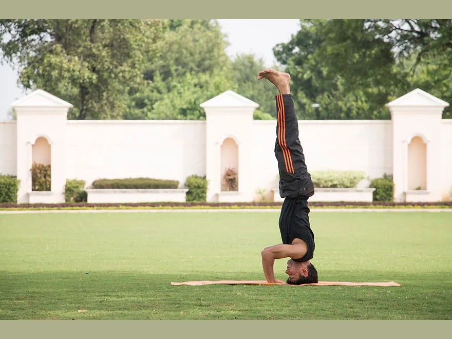 Headstand (Sirsasana) — photograph