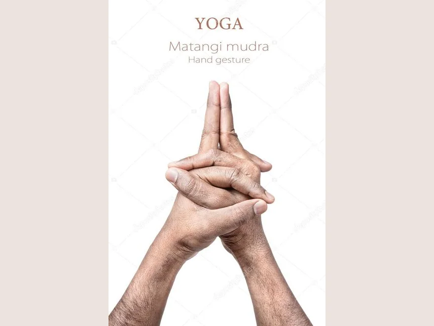 Matangi Gesture (Matangi Mudra) — photograph