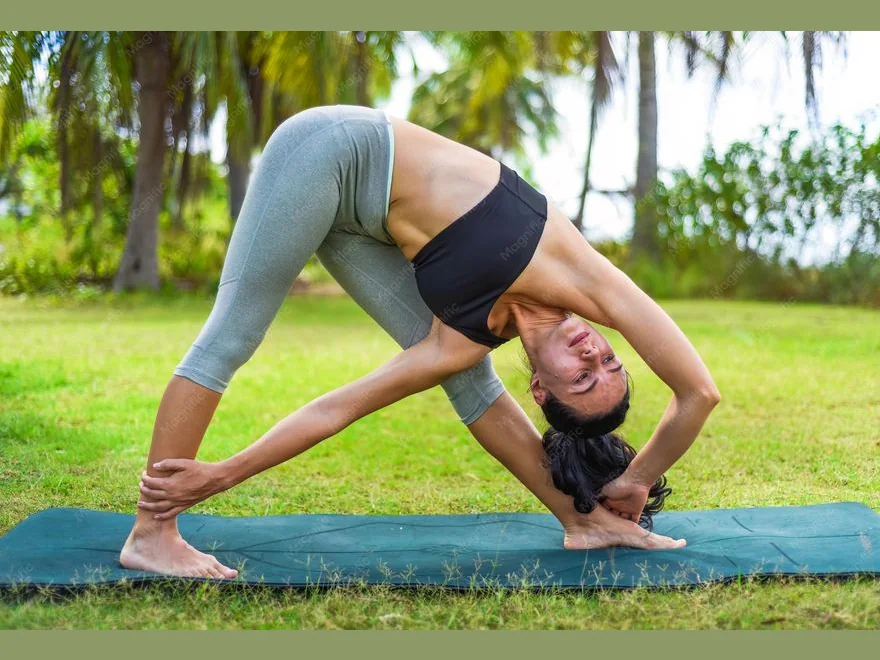 Pyramid Pose (Parsvottanasana) — photograph