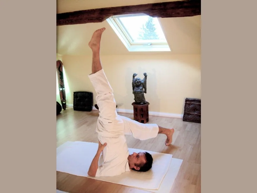 Shoulder Stand Prep (Salamba Sarvangasana Prep) — photograph