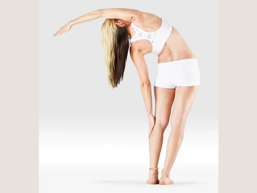 Standing Side Stretch — photograph