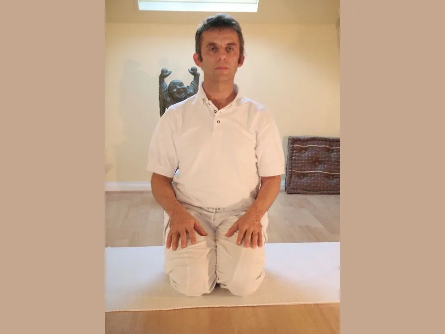Thunderbolt Pose (Vajrasana) — photograph