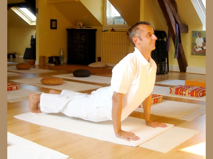 Upward-Facing Dog Prep (Urdhva Mukha Svanasana Prep) — photograph
