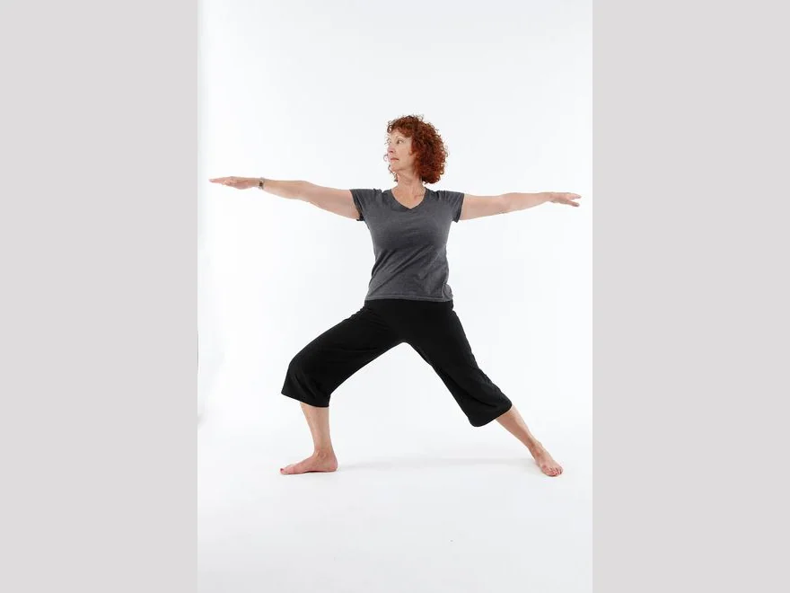Warrior II (Virabhadrasana II) — photograph