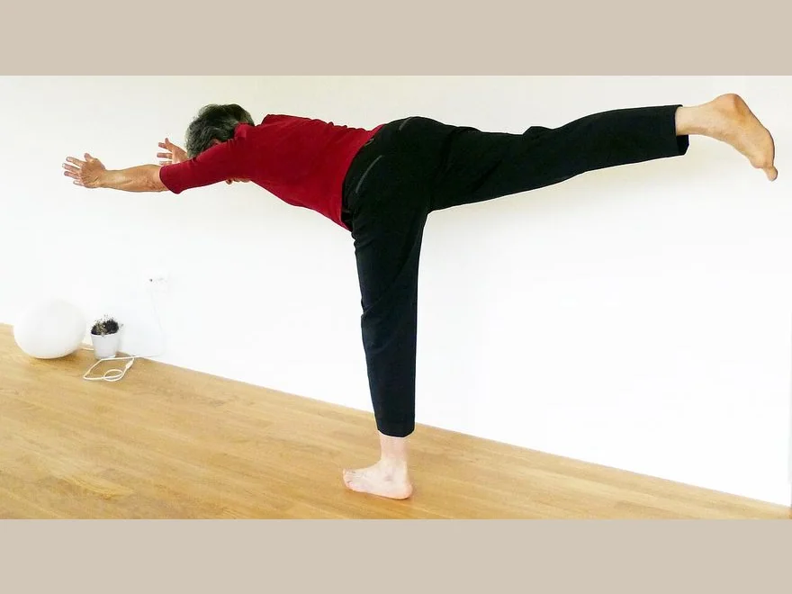 Warrior III (Virabhadrasana III) — photograph