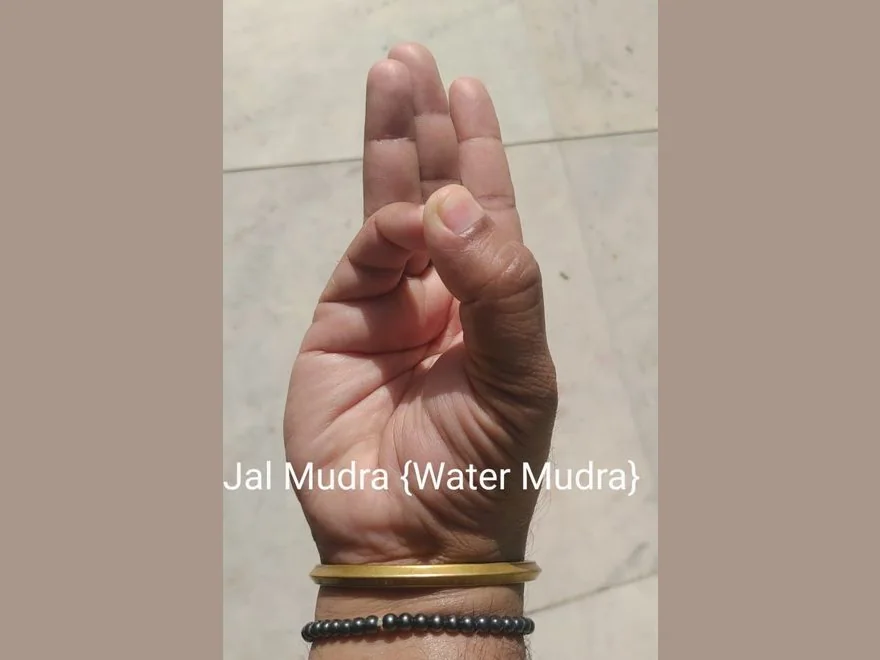 Water Gesture (Jal Mudra) — photograph