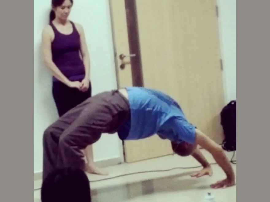 Wheel Prep (Urdhva Dhanurasana Prep) — photograph